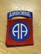 Patch colore US ARMY 82° divisione aviotrasportata CUCIRE SU AGSU 