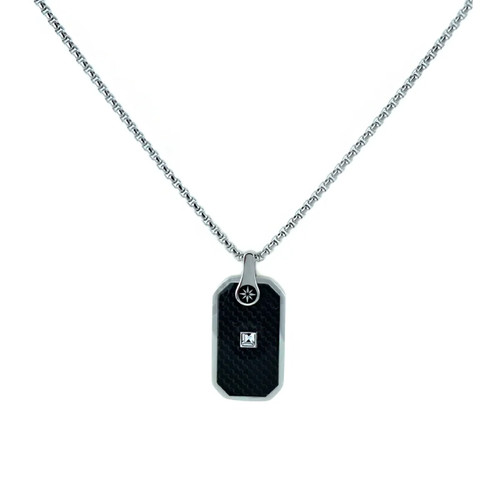 Collana uomo zancan acciaio - collana,