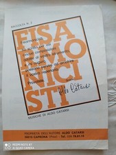 ALDO CATARSI "FISARMONICISTI - RACCOLTA N° 2" - FASCICOLO 5 SPARTITI - ED. CATAR
