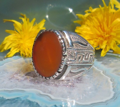 Anello orientale onice - Ω,