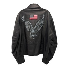 Giacca Pelle Uomo XL Edizione Limitata American Pride 0437/5000 Bradford Exchange