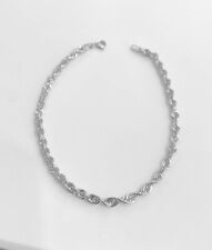 Bracciale in ORO BIANCO 20CM