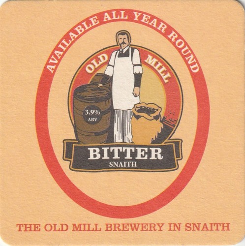 Beer mat old mill brewery - beer,