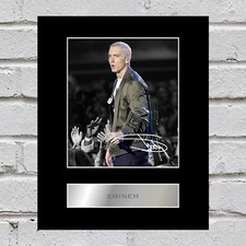 Eminem Signed Mounted Photo