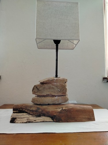 Lampada tavolo artigianale - lampada,