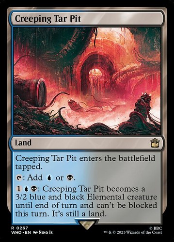 Mtg creeping tar pit - exc,