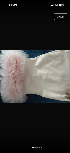 Abito corto rosa tulle - in,
