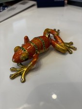 Jeweled Enamel Pewter Orange