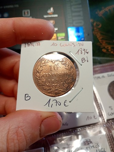 Moneta italia regno - italia, 10