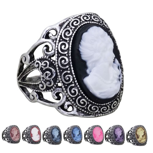 Pezzi anelli donna cammeo - 10,