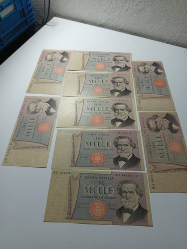 Giro completo 1000 lire verdi - giro,