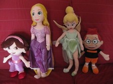 4 bambole di pezza personaggi