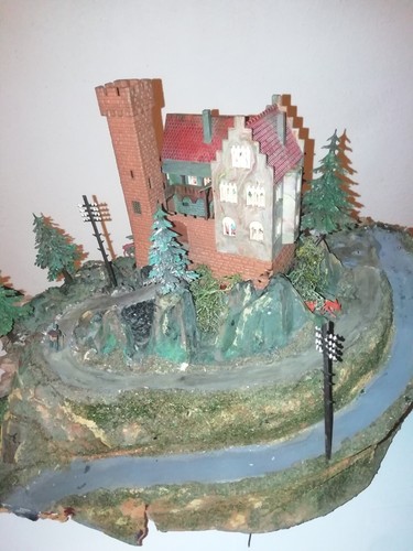 Diorama con castello faller - diorama,
