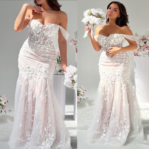 Abiti sposa sirena rosa - abiti,