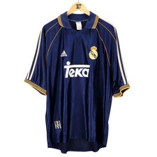 1998-99 Real Madrid Terza Maglia Adidas XL (Top)  SHIRT MAILLOT TRIKOT