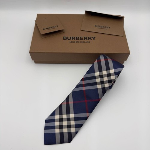 Cravatta burberry blu navy - cravatta,