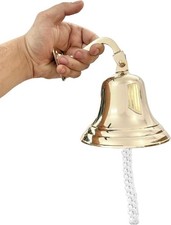 Solid Brass Ship Bell Wall