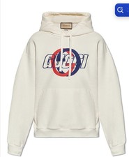 NUOVO Gucci Logo Felpa con