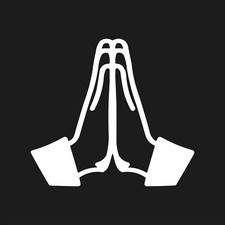 Adesivo vinile simbolo mani