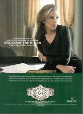 ROLEX LADY DATEJUST PEARLMASTER DIANA KRALL 2006 Pubblicità 1 pagina OROLOGIO 