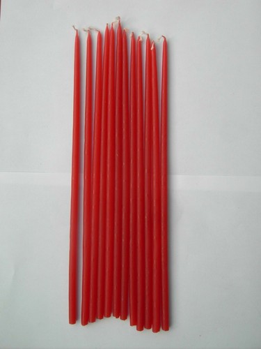 Confezione candele rosse - confezione,