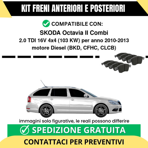 Pastiglie freno ant - ant, +