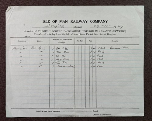 1947 isle man railway - man,