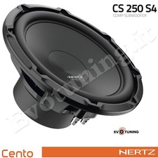 Hertz CS 250 S4 Subwoofer Altoparlante Sub 25cm 250mm 600W 4Ohm Linea cento