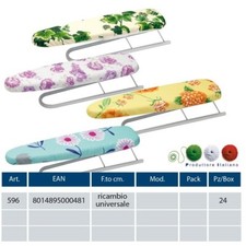 FODERINA RICAMBIO PER STIRAMANICHE, MINI COPRIASSE, cm.60x20