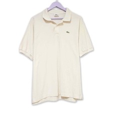 Polo Lacoste bianca tinta