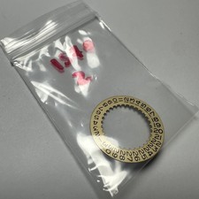 Rolex Vintage Date Disc Raro Calibro 1570 1575 Giallo