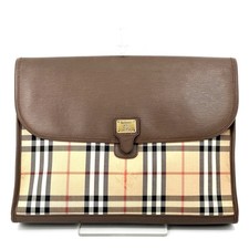 Burberry Nova Check Valigetta Portadocumenti Buriefcase Pochette Pelle Tela Autentica