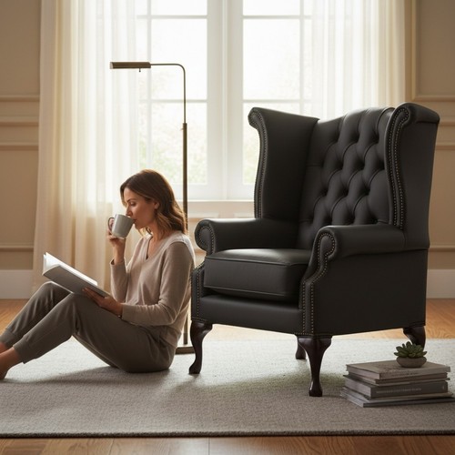 Sedia chesterfield queen anne - chesterfield,