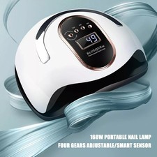 Lampada per Unghie UV LED Fornetto Nail Art Manicure Pedicure Mani Piedi 168w