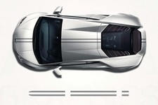 Decalcomanie strisce centrali