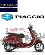 1B003620000YR5 - ORIGINALE PIAGGIO BAULETTO ROSSO VIGNOLA VESPA 50 PRIMAVERA