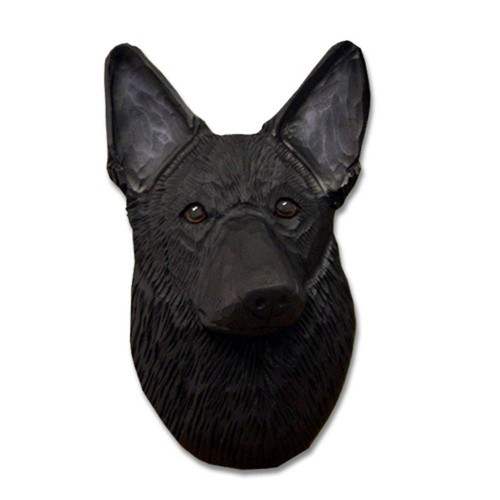 Placca figurativa testa - placca, di
