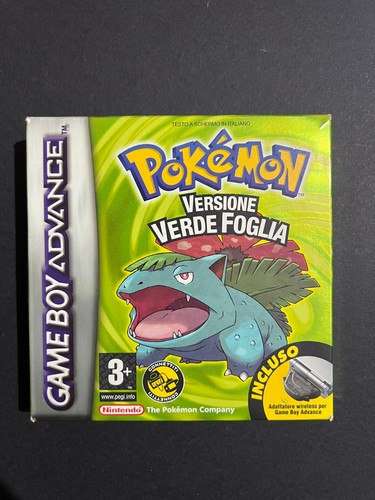 Pokémon verde foglia gba pal - pokémon,
