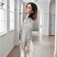 Sciarpa paillettes glitter