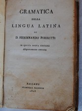 Libri Antichi Grammatica della