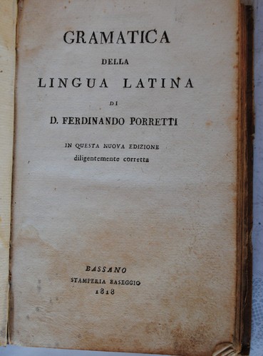 Libri antichi grammatica - libri,