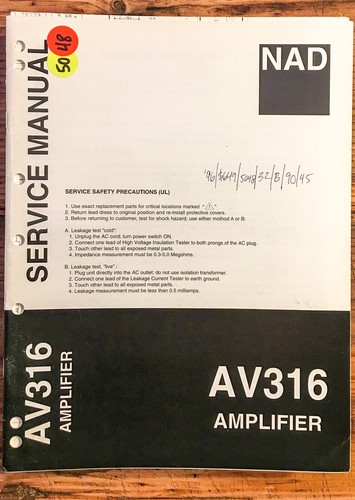 Nad av316 316 amplificatore - nad,