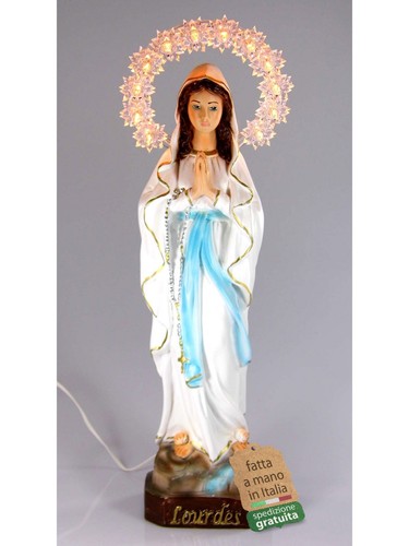 Statua madonna lourdes cm - di,