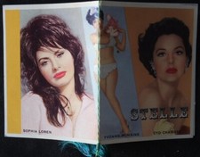 Calendarietto Stelle 1966, con Sophia Loren, Claudia Cardinale, Yvonne Romaine