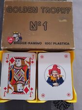 Set da 2 mazzix54 carte Modiano e Dal Negro x Poker Burraco Ramino Bridge 