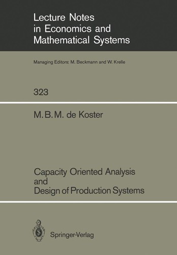 Capacity oriented analysis and - analysis,