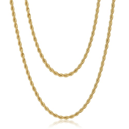 Collana uomo argento - uomo, argento/oro/nero