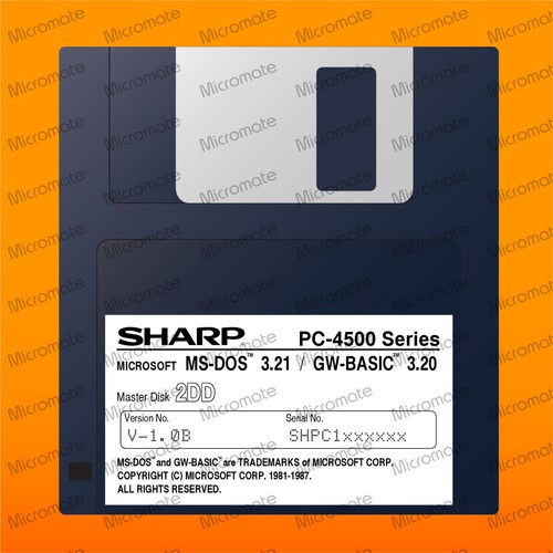 Floppy disk sharp - floppy,