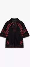 Zara ZW Collection Embroidered