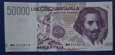 50000 LIRE BERNINI II TIPO 27/05/1992 NATURALE 